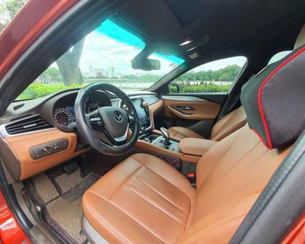 Our red 4 seat car