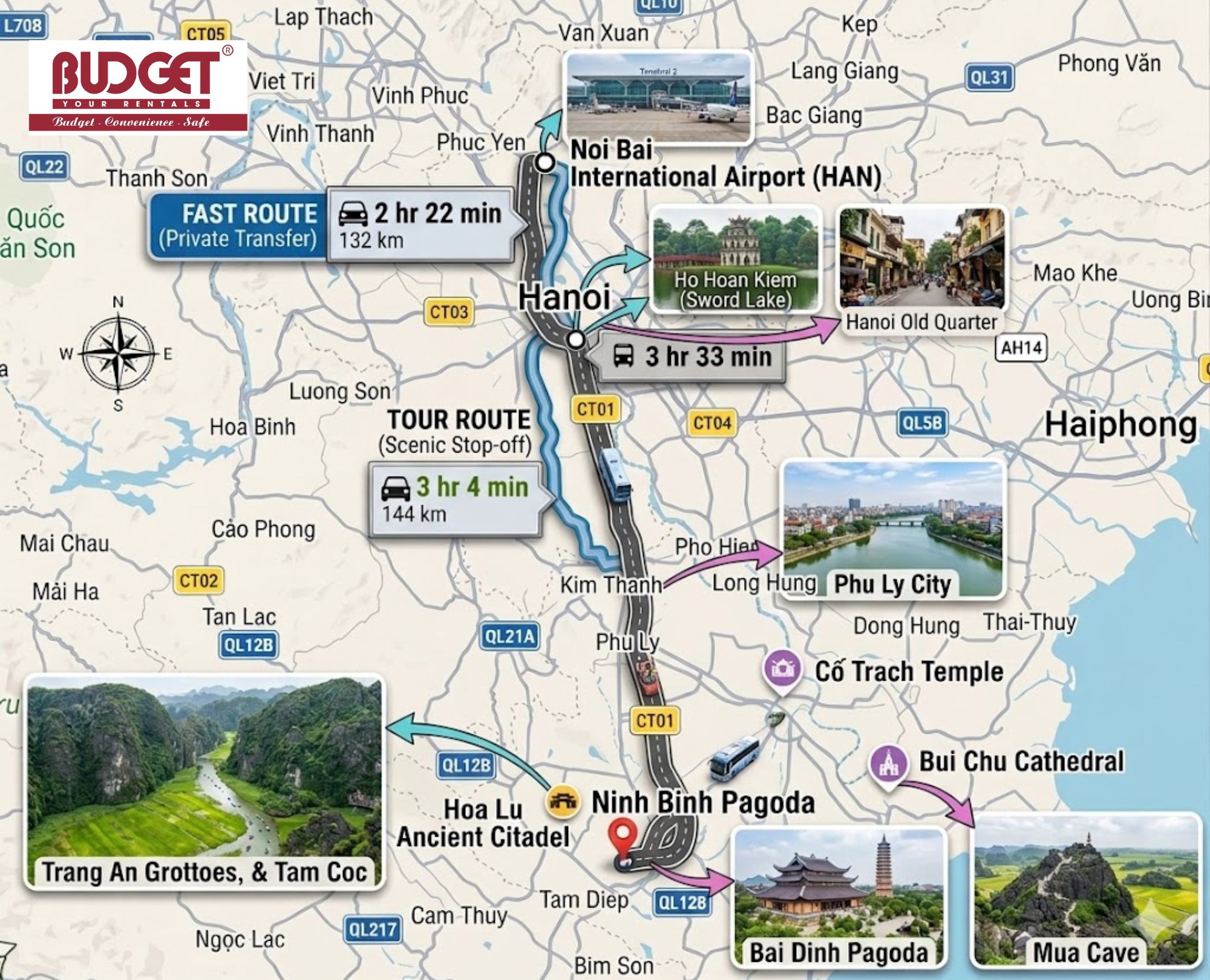 Travel-route-map-Ninh-Binh-to-Noi-Bai-International-Airport-Hanoi-showing-scenic-stops