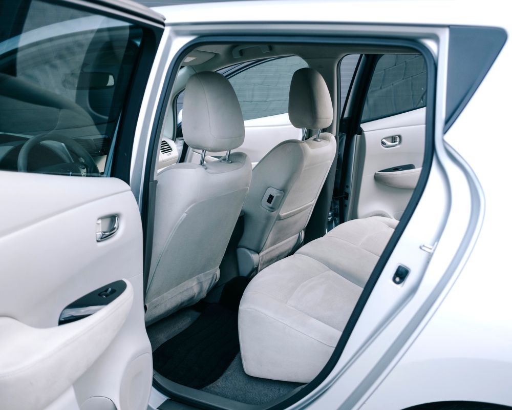 4 seat interior of Toyota Vios