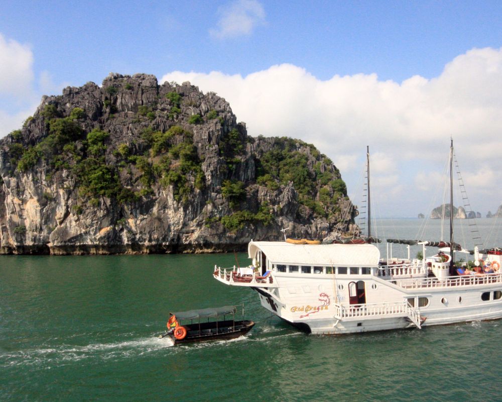 Halong Bay Views from Cruise by Ocean