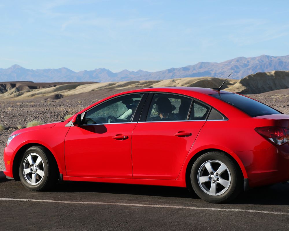 Red MG Sedan