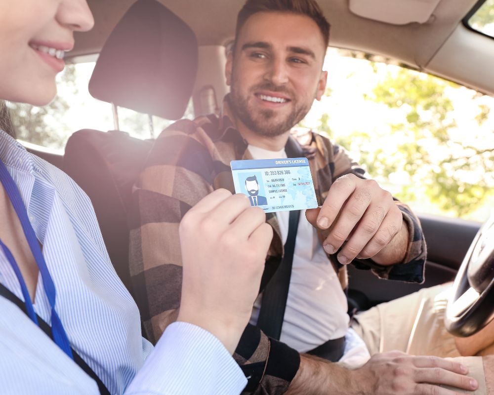 You will need to present a valid driver's license