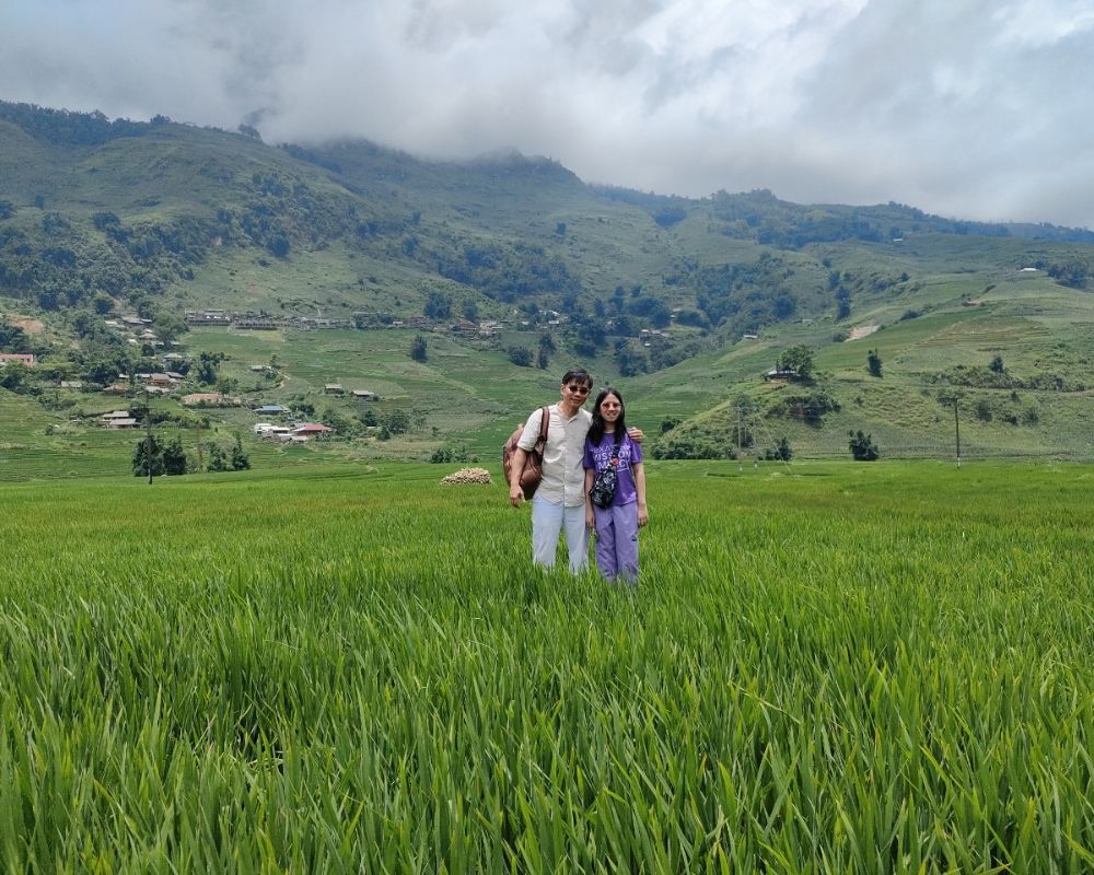 Rice fields at Lao Chai village