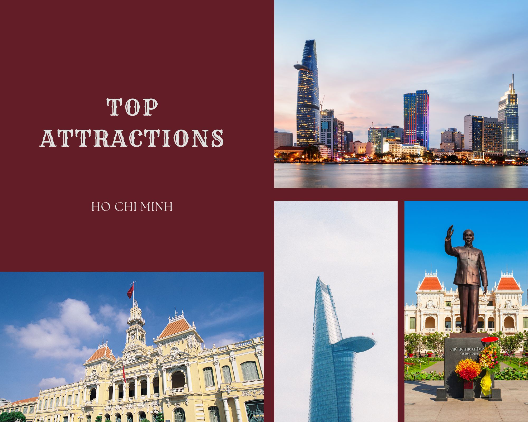 Top attractions in HCM