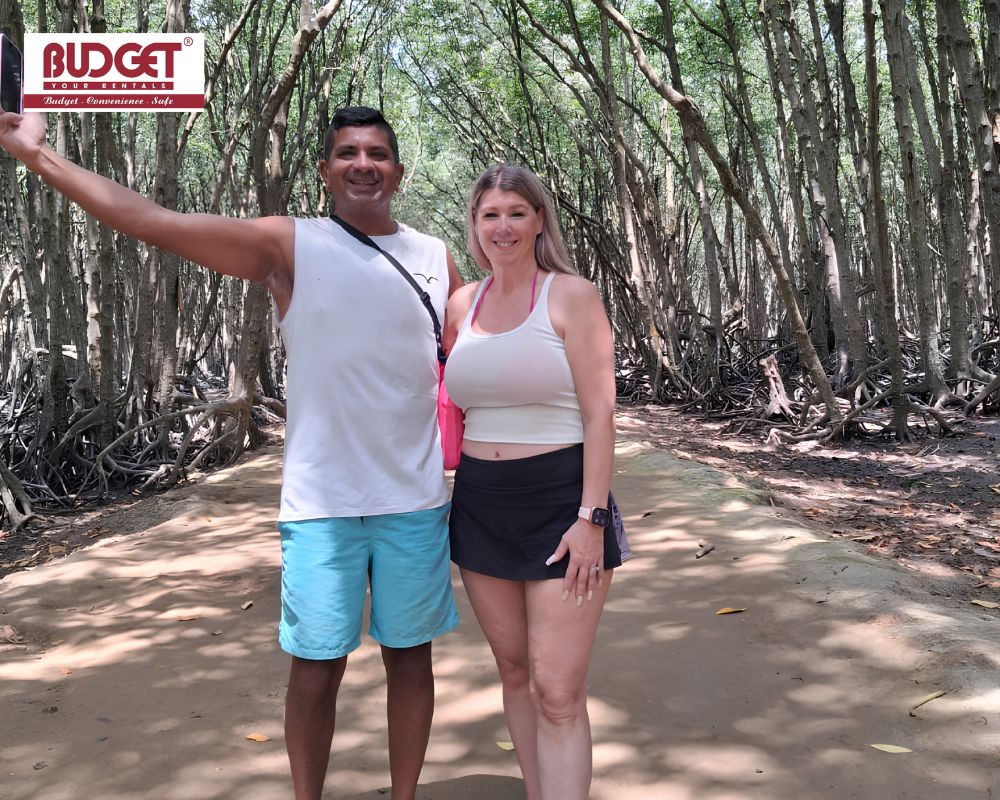 A-couple-posing-a-photo-on-Can-Gio-Mangrove-Forest