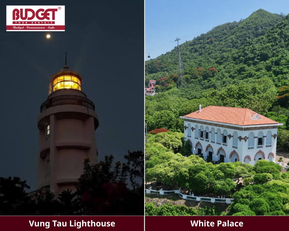 The Vung Tau Lighthouse and White Palace