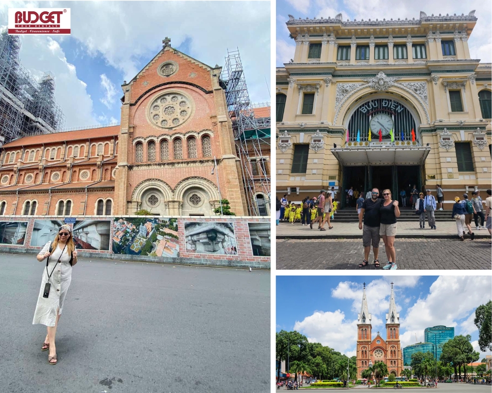 Notre Dame Cathedral and Saigon Central Post Office