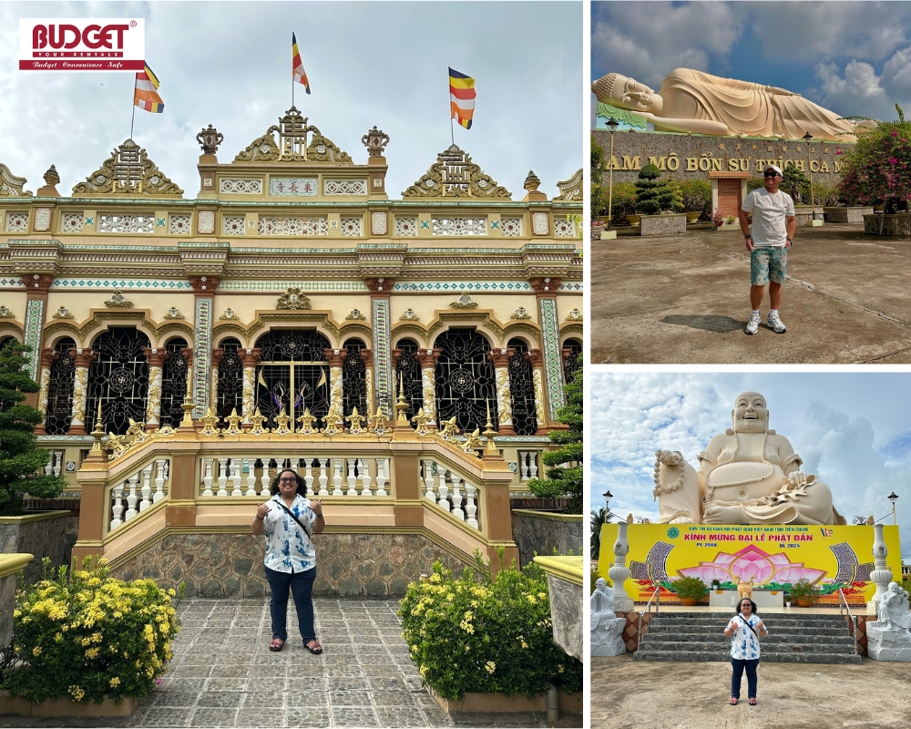 Visitors-visit-and-take-photos-at-Vinh-Trang-Pagoda