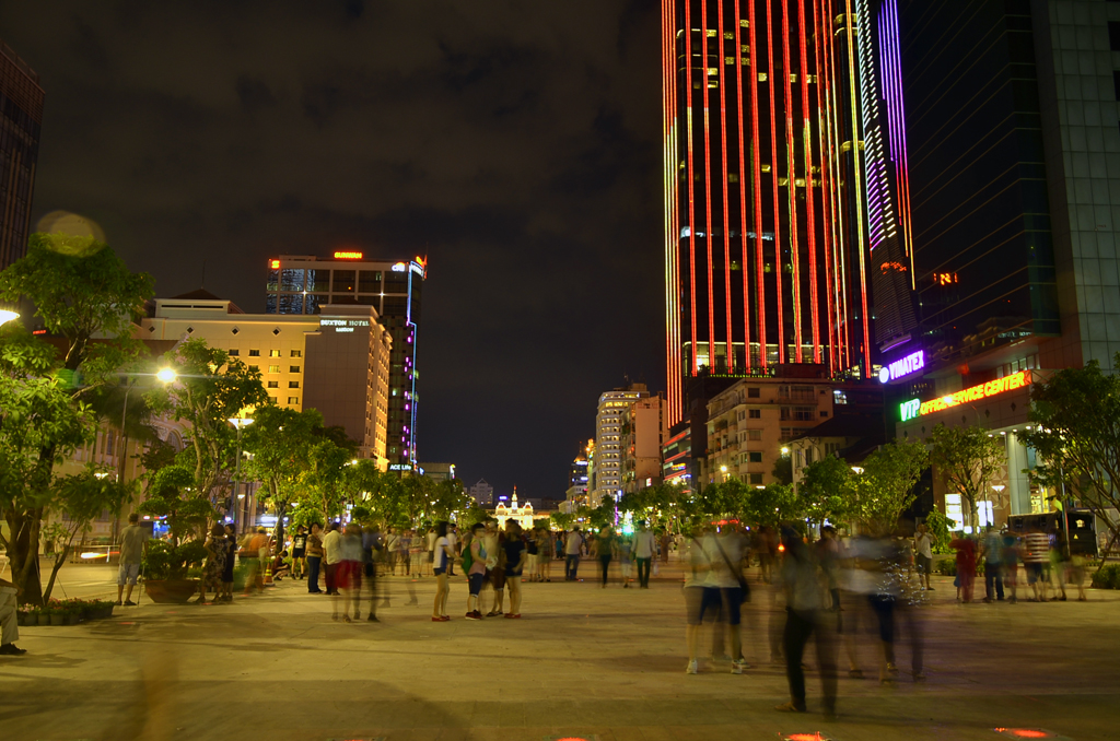 Nguyen Hue Street the first walking street in Ho Chi Minh city