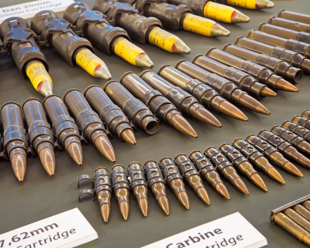 Ammunition on Display in the War Remnants Museum in Ho Chi Minh