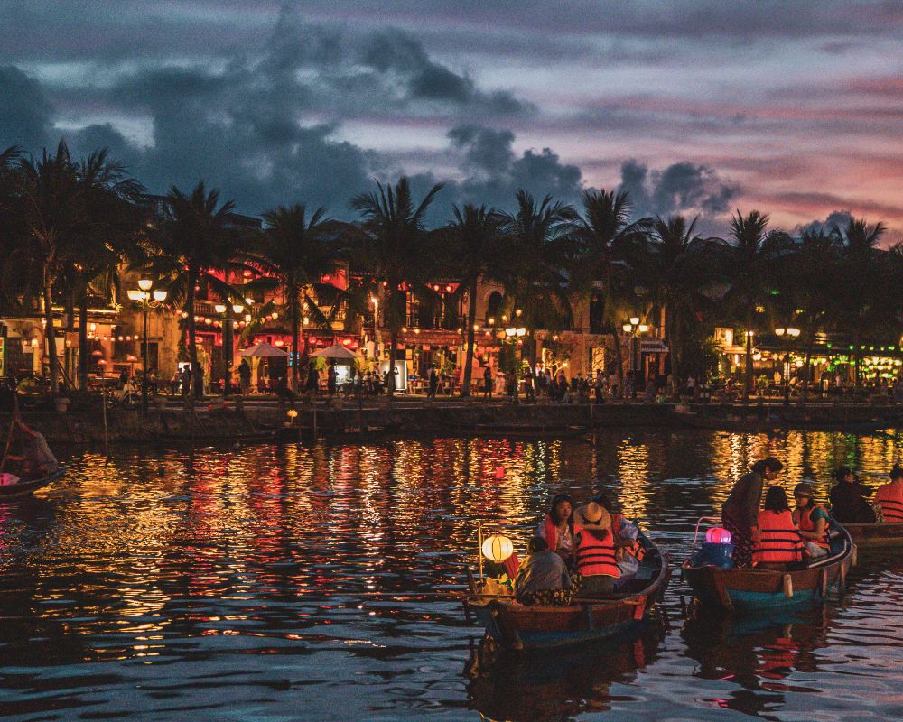 Take a Boat Trip on Hoai River