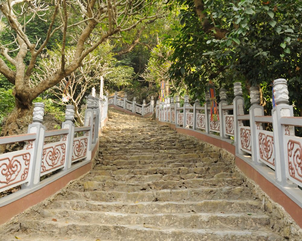 Stairway to heaven at Perfume Pagoda