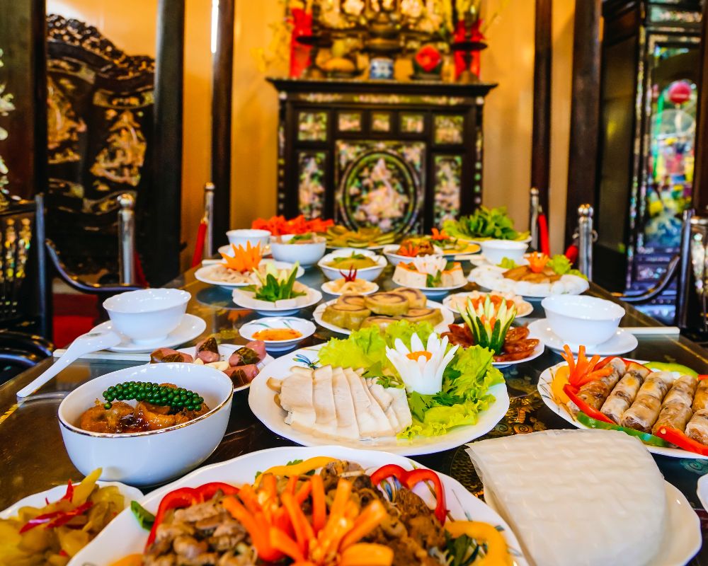 Traditional Tet Festival cuisine of Vietnam