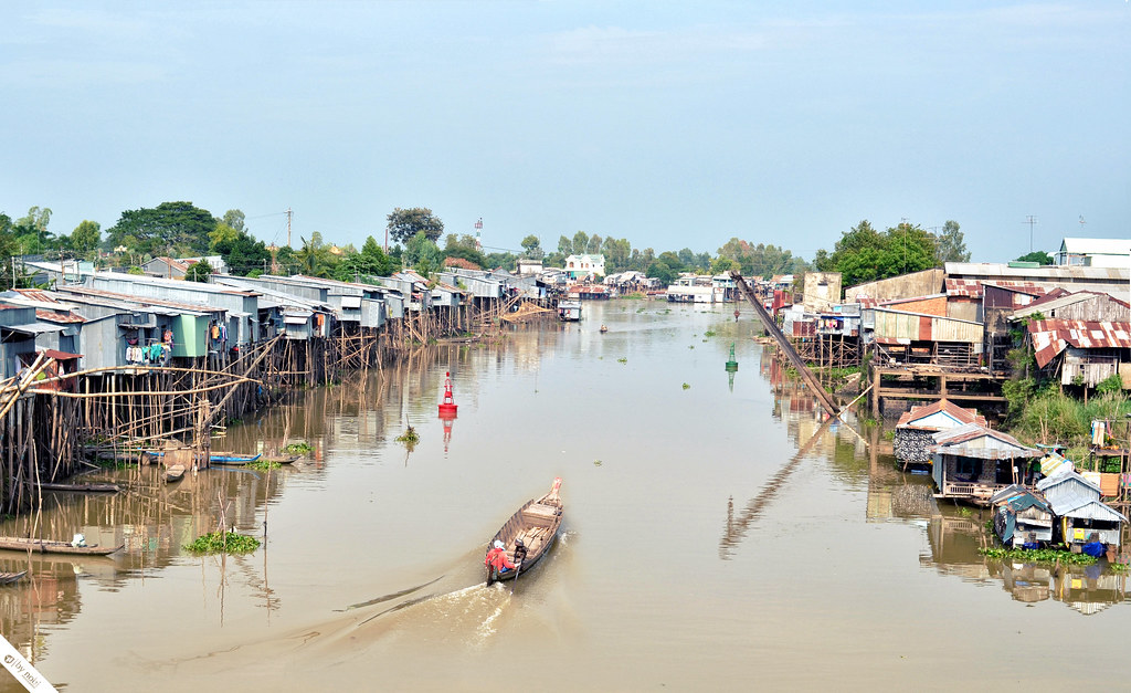 The proud construction of Vinh Te Canal