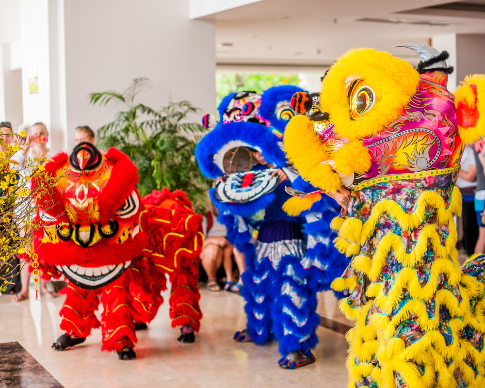 Lunar New Year with Lion dance