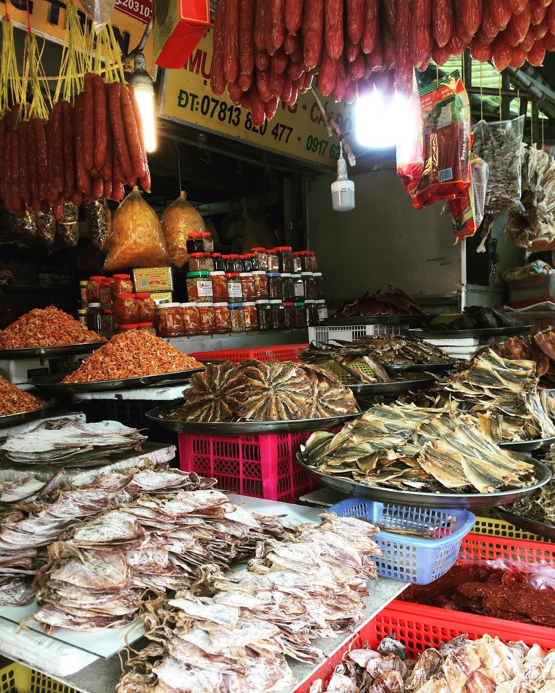 Dried goods at the West Gate of the market