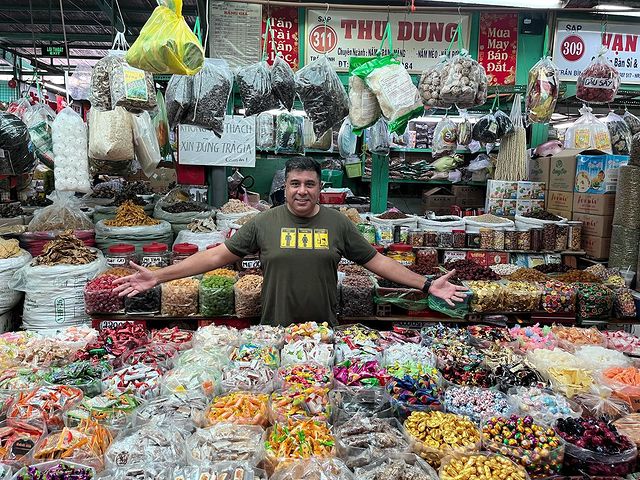 Exploring the Binh Tay Market's Stalls