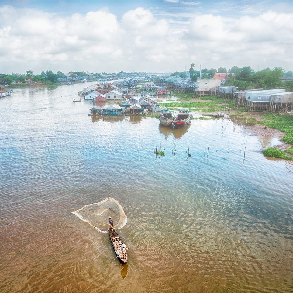 A look at Chau Doc Floating Village in An Giang