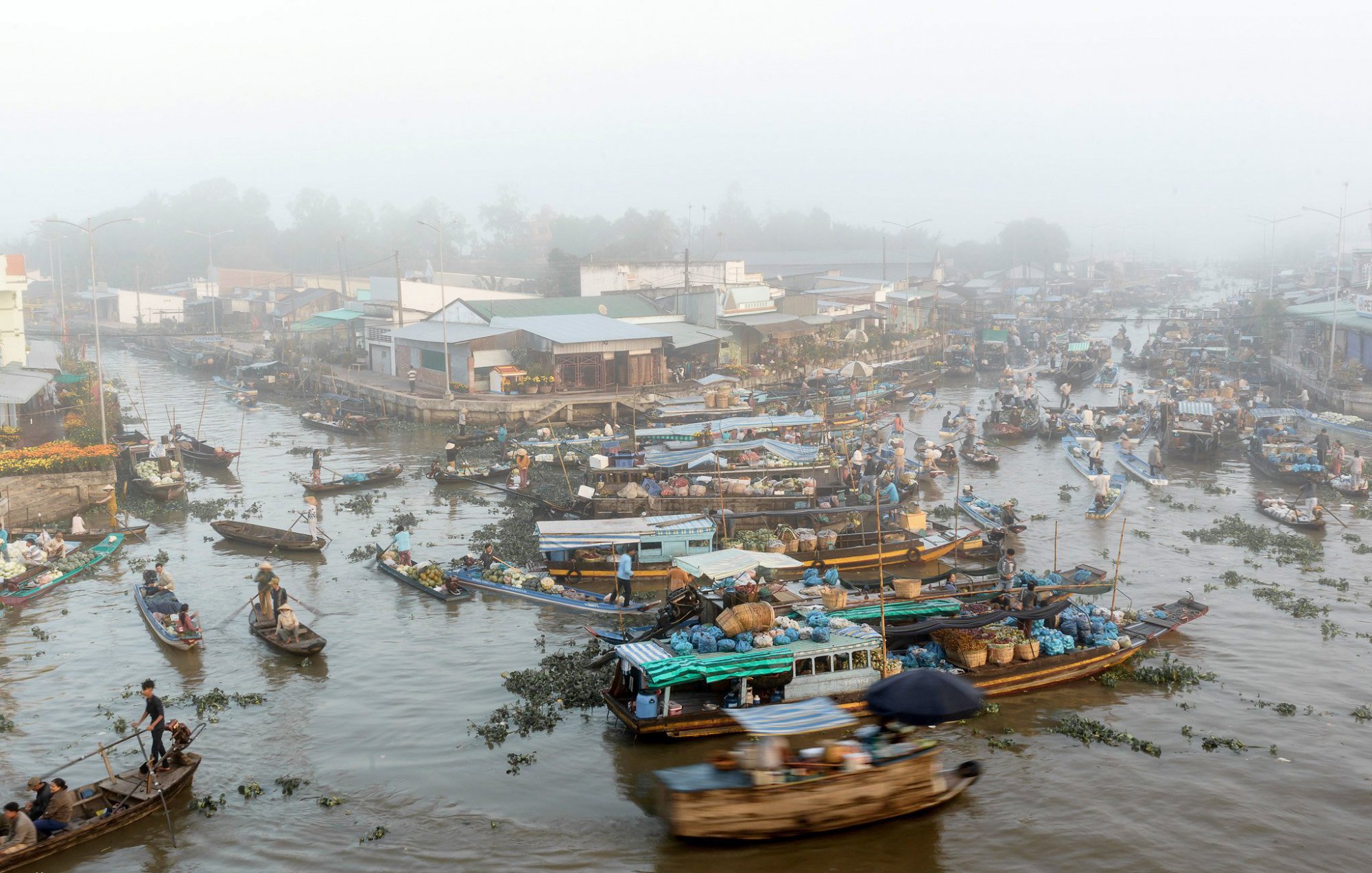 A morning on the Floating Market