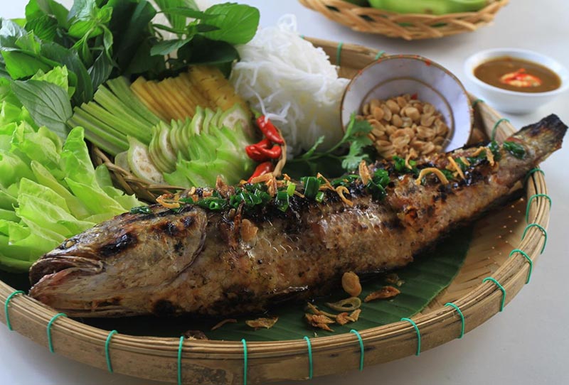 Grilled Snakehead Fish