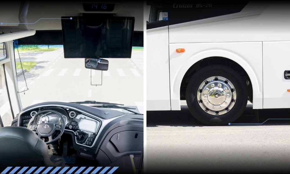 Driver-s-passenger-and-wheel-of-THACO-Cruizer-95S